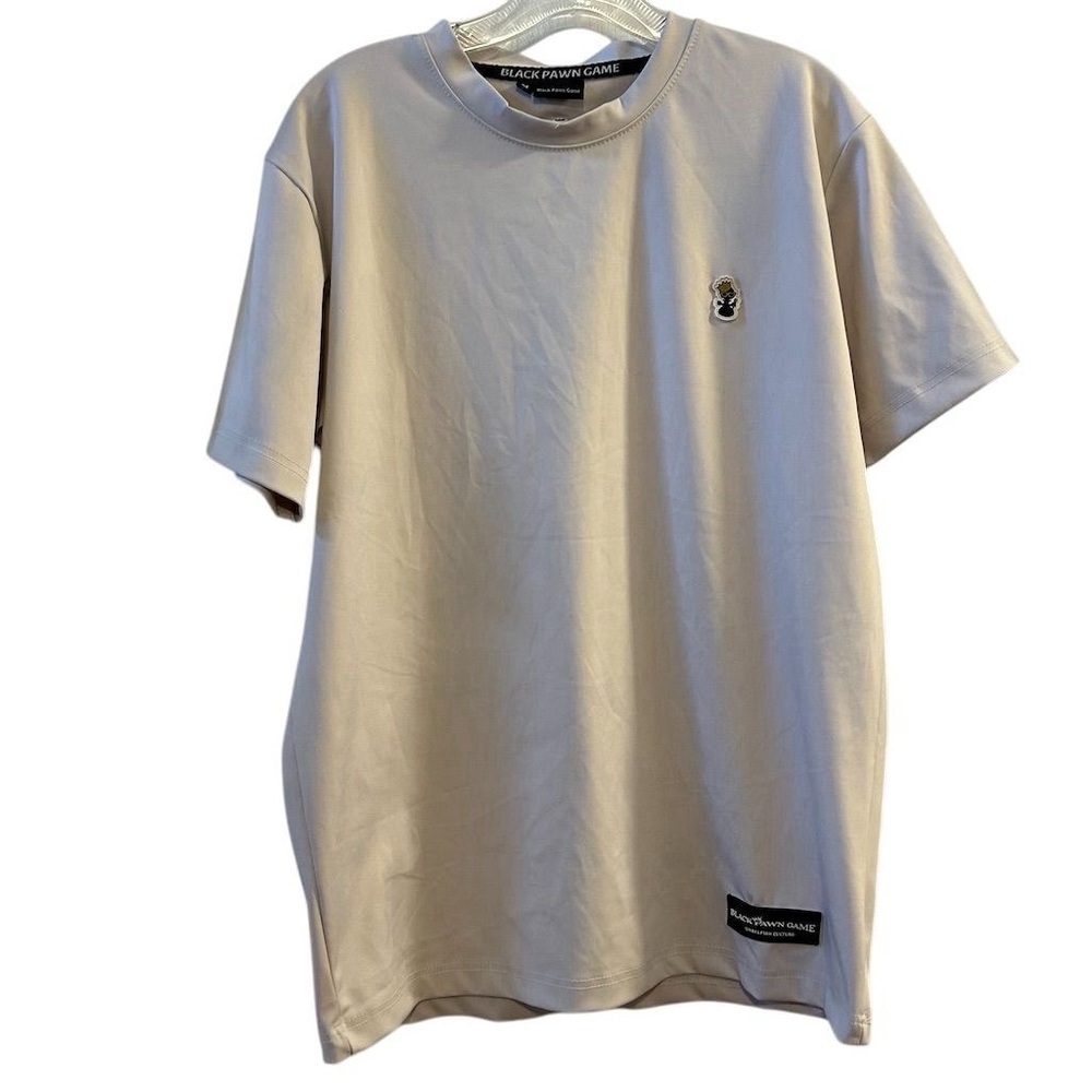 Black Pawn Game Men's Beige‎ T-Shirt M Unselfish Culture Short Sleeve